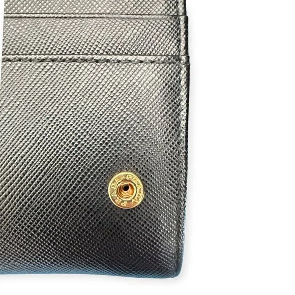 Authentic Prada Large Black Saffiano Leather Wallet - Picture 10 of 11